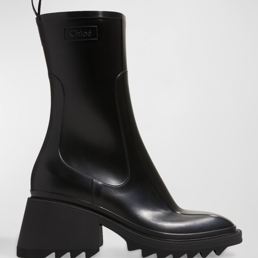 Chloe — Betty Rubber Rain Boots (Sz EU37)